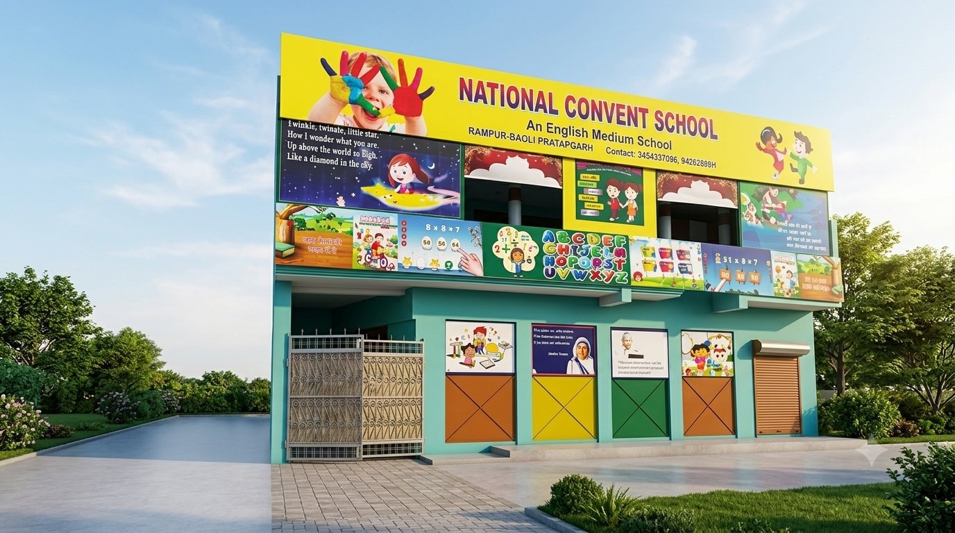 National Convent School campus visual
